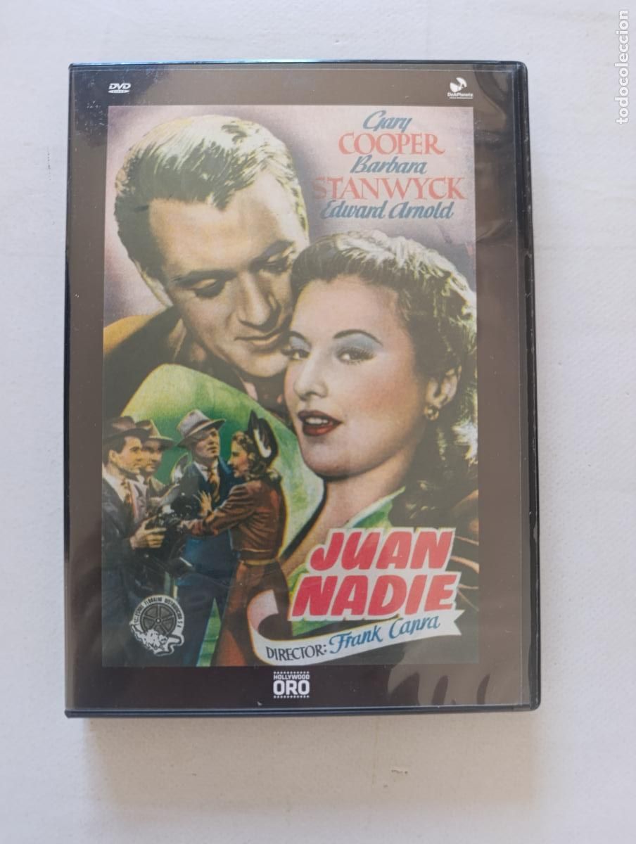 Cine: DVD JUAN NADIE - FRANK CAPRA - GARY COOPER, BARBARA STANWYCK (E5)