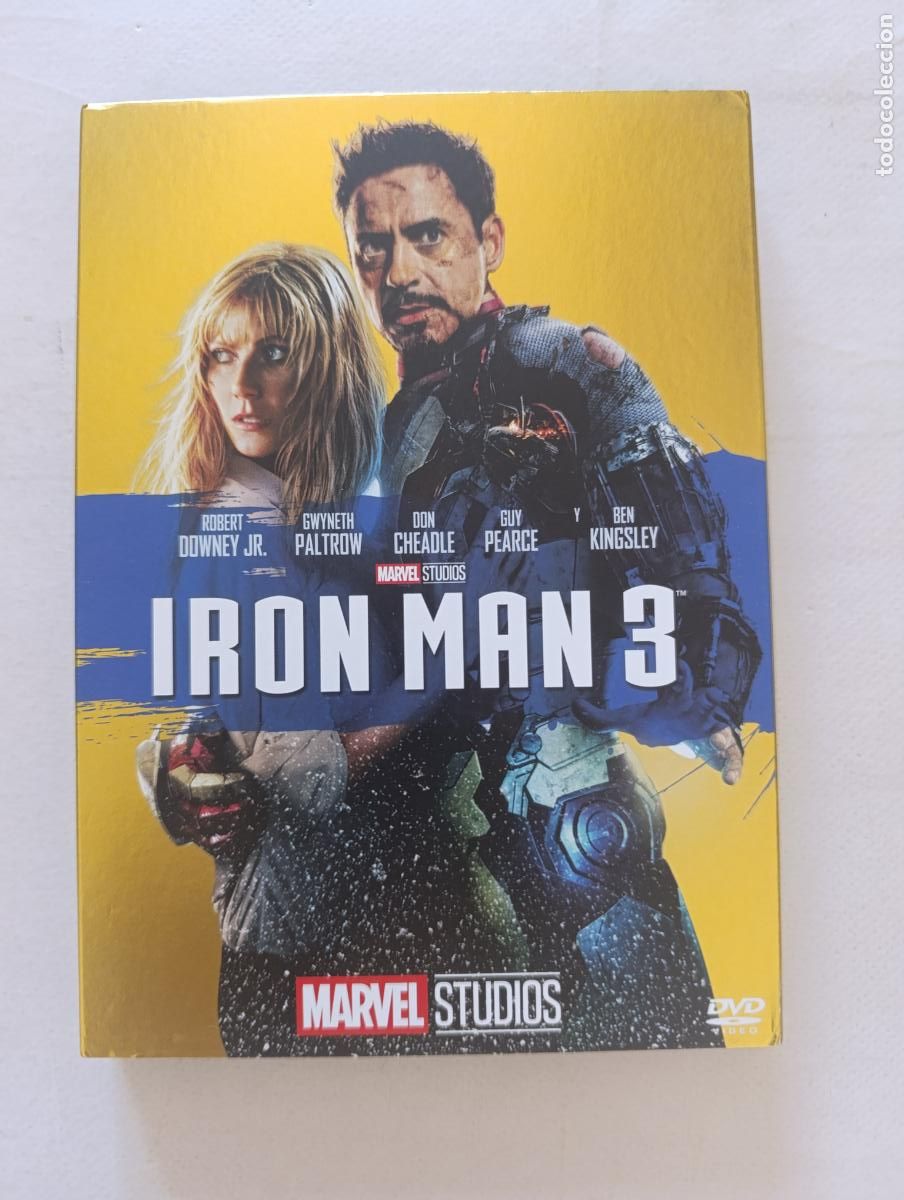 Cine: DVD IRON MAN 3 - MARVEL - ROBERT DOWNEY JR., GWYNETH PALTROW (G5)