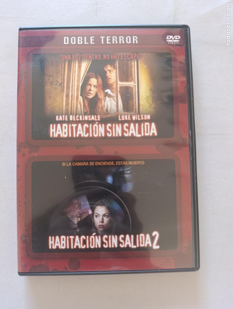 Cine: DVD HABITACION SIN SALIDA + HABITACION SIN SALIDA 2 - 2 PELICULAS, 2 DISCOS (I5)