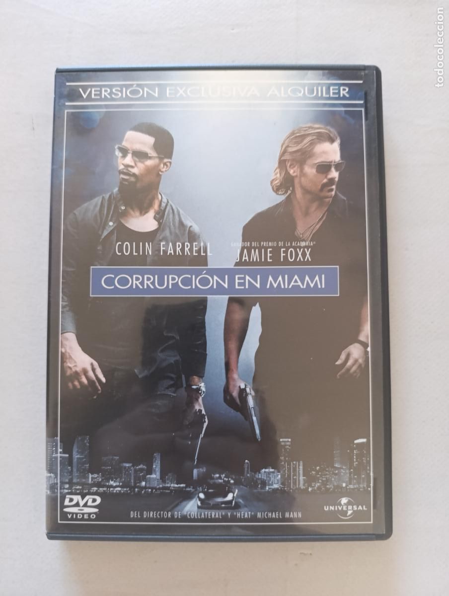 Cine: DVD CORRUPCION EN MIAMI - EDICION DE ALQUILER - LEER DESCRIPCION (I5)