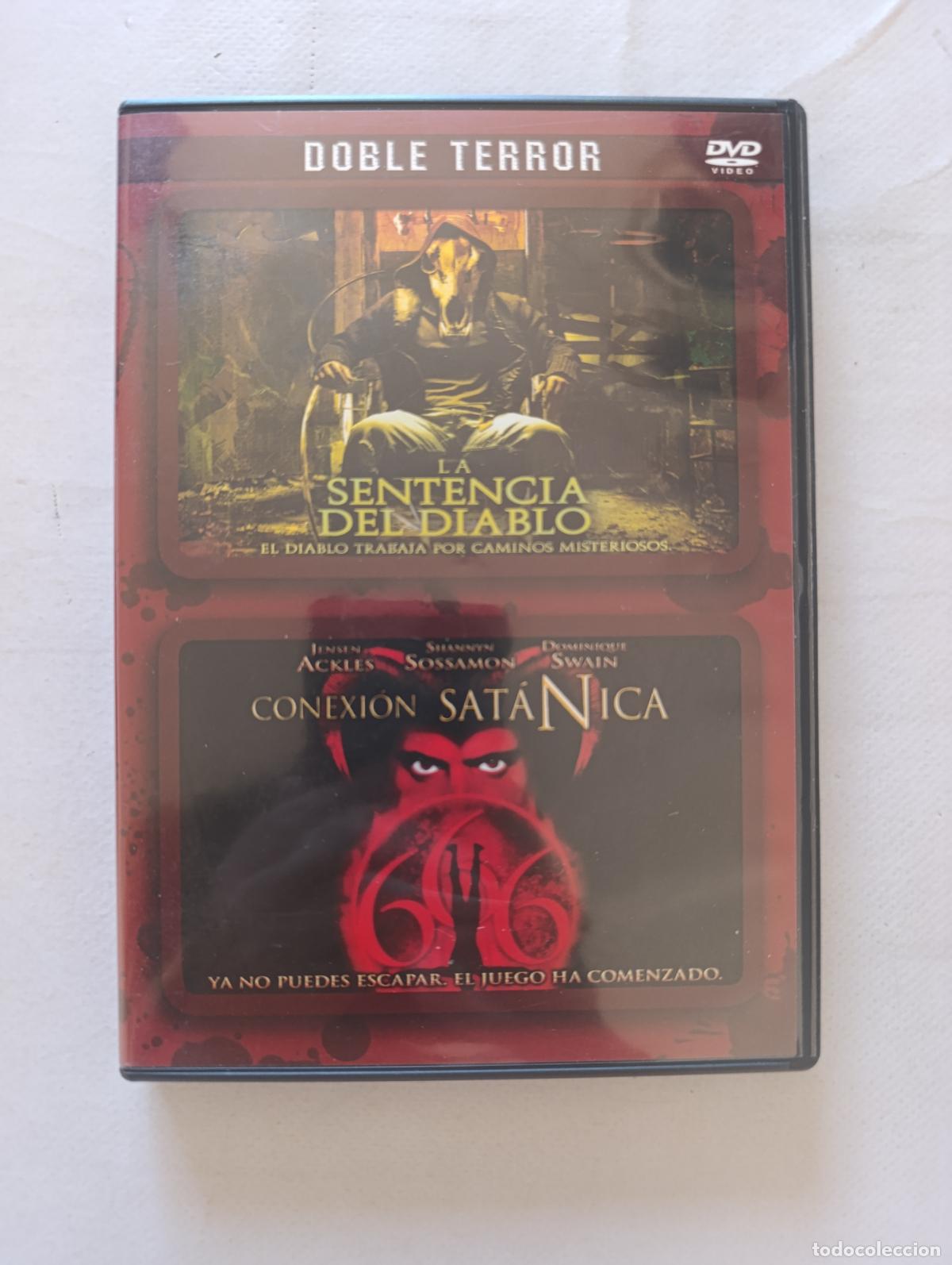 Cine: DVD LA SENTENCIA DEL DIABLO / CONEXION SATANICA - 2 PELICULAS, 2 DISCOS (I5)