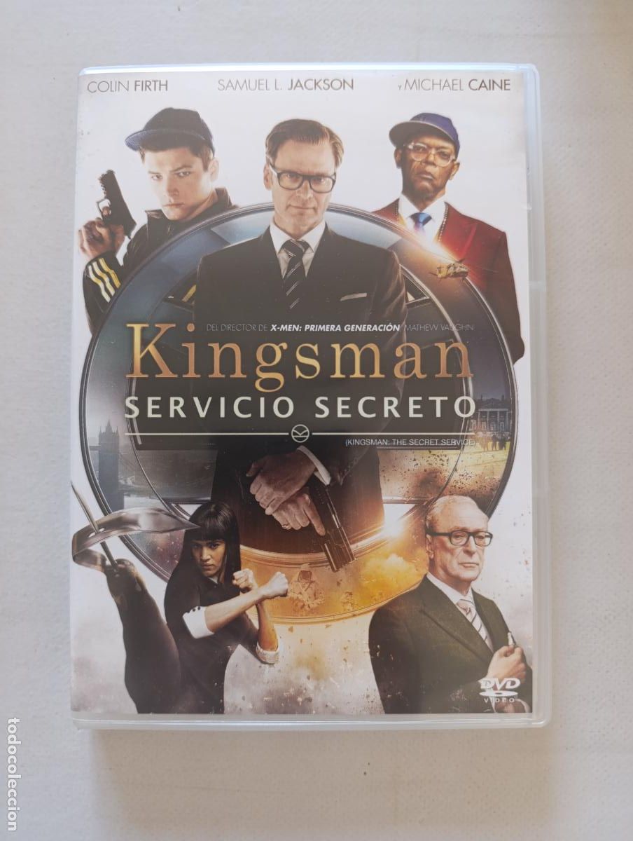 Cine: DVD KINGSMAN SERVICIO SECRETO - COLIN FIRTH, SAMUEL L- JACKSON, MICHAEL CAINE (K5)