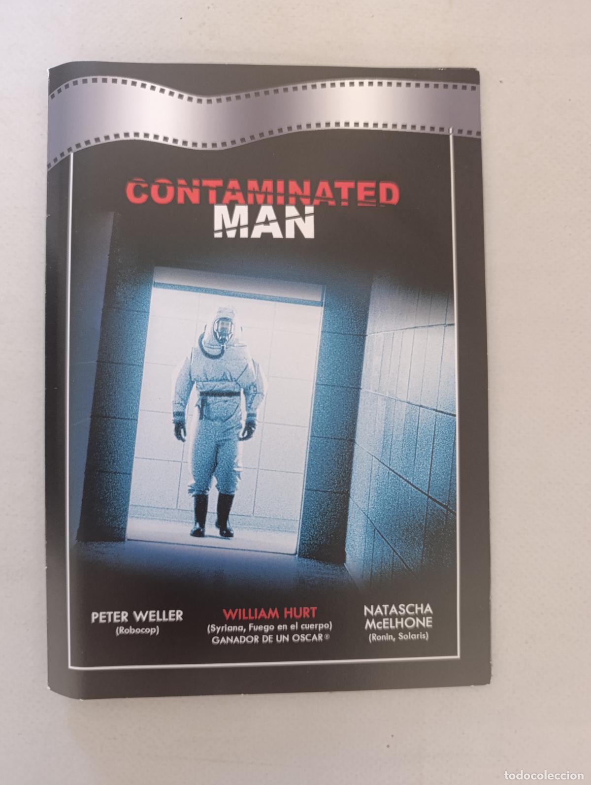 Cine: DVD CONTAMINATED MAN - WILLIAM HURT - FUNDA FINA CARTON (L5)