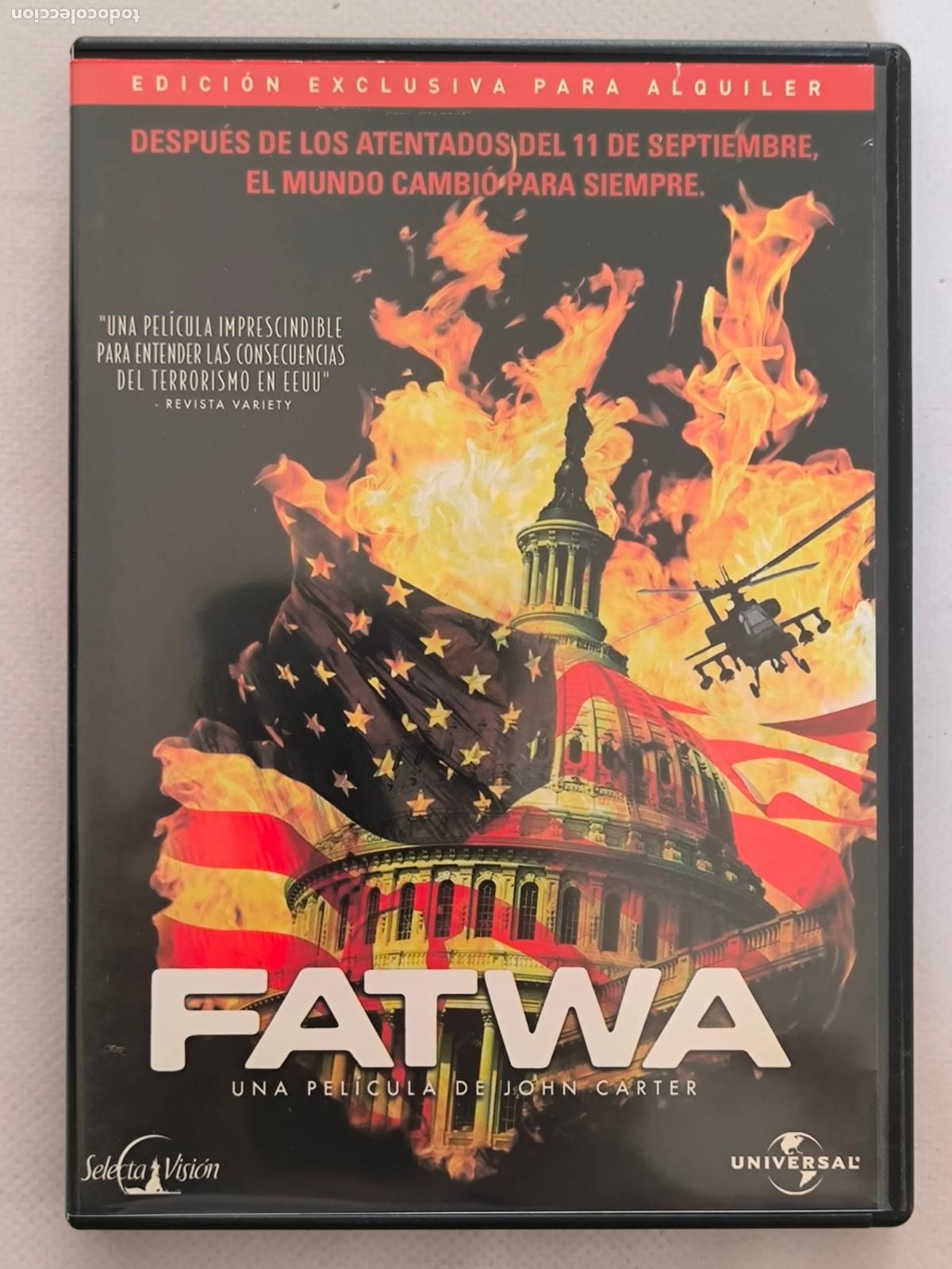 Cine: DVD FATWA - EDICION DE ALQUILER (Y4A)