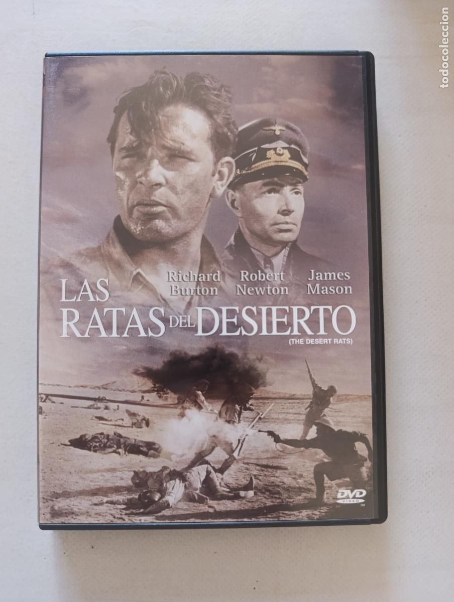 Cine: DVD LAS RATAS DEL DESIERTO - RICHARD BURTON, ROBERT NEWTON, JAMES MASON (L5)