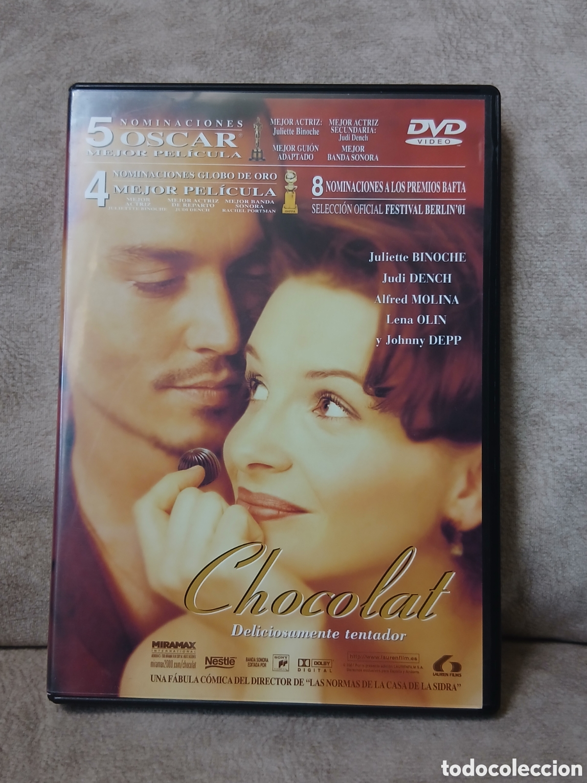 Cine: Dvd Chocolat -Johnny Depp-