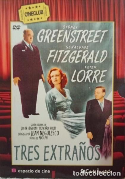 Cine: Tres Extra&ntilde;os - Cineclub con Libreto DVD Como nuevo