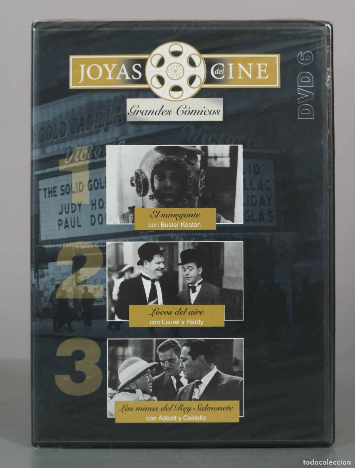 Cin&eacute;ma: DVD. Joyas del Cine Grandes C&oacute;micos Volumen 6 - Buster Keaton, Laurel y Hardy, Abbott y PRECINTADO