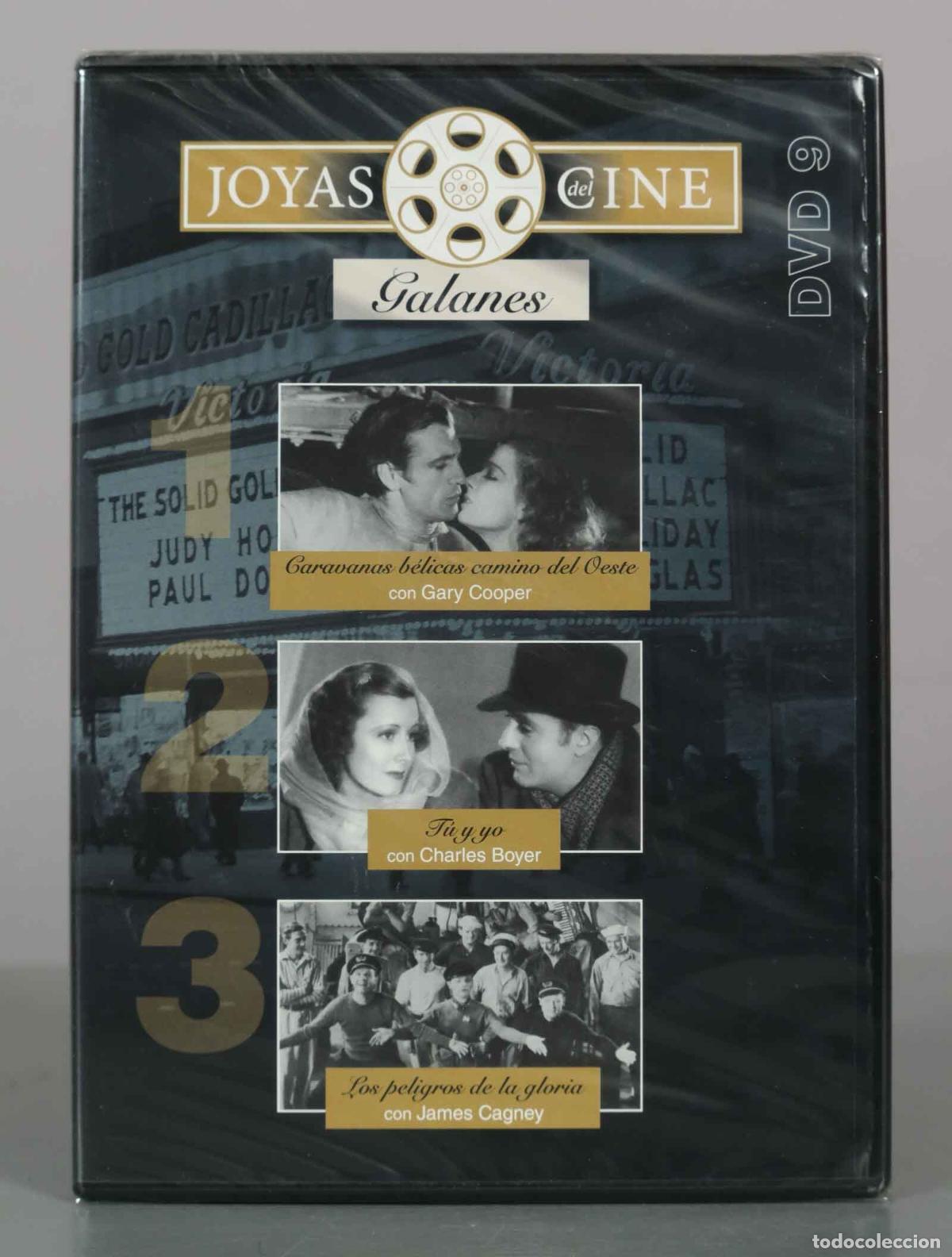 Cin&eacute;ma: DVD. Joyas del Cine - Galanes - Gary Cooper, Charles Boyer, James Cagney PRECINTADO