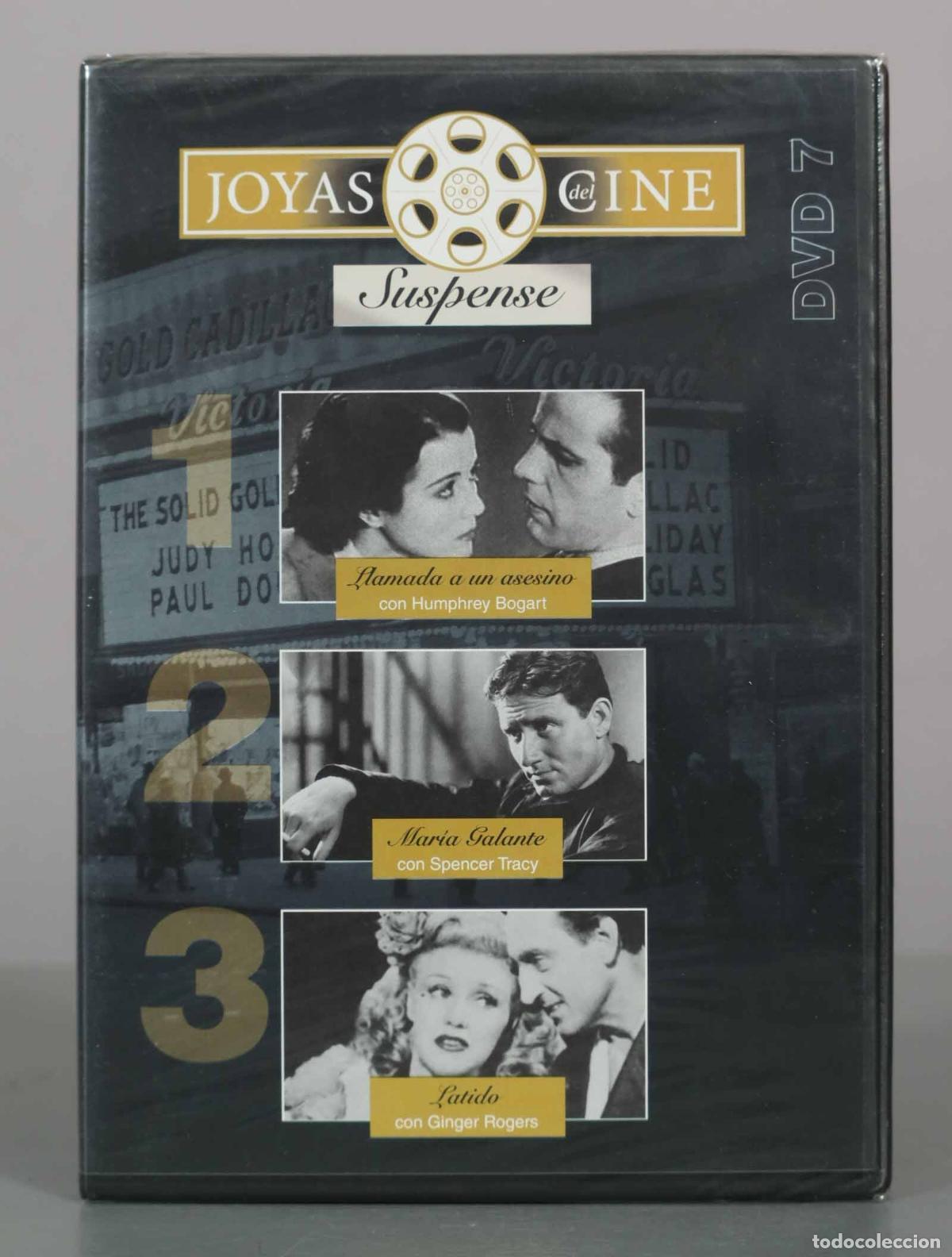 Cine: DVD. Joyas del Cine: Suspense - Humphrey Bogart, Spencer Tracy, Ginger Rogers PRECINTADO