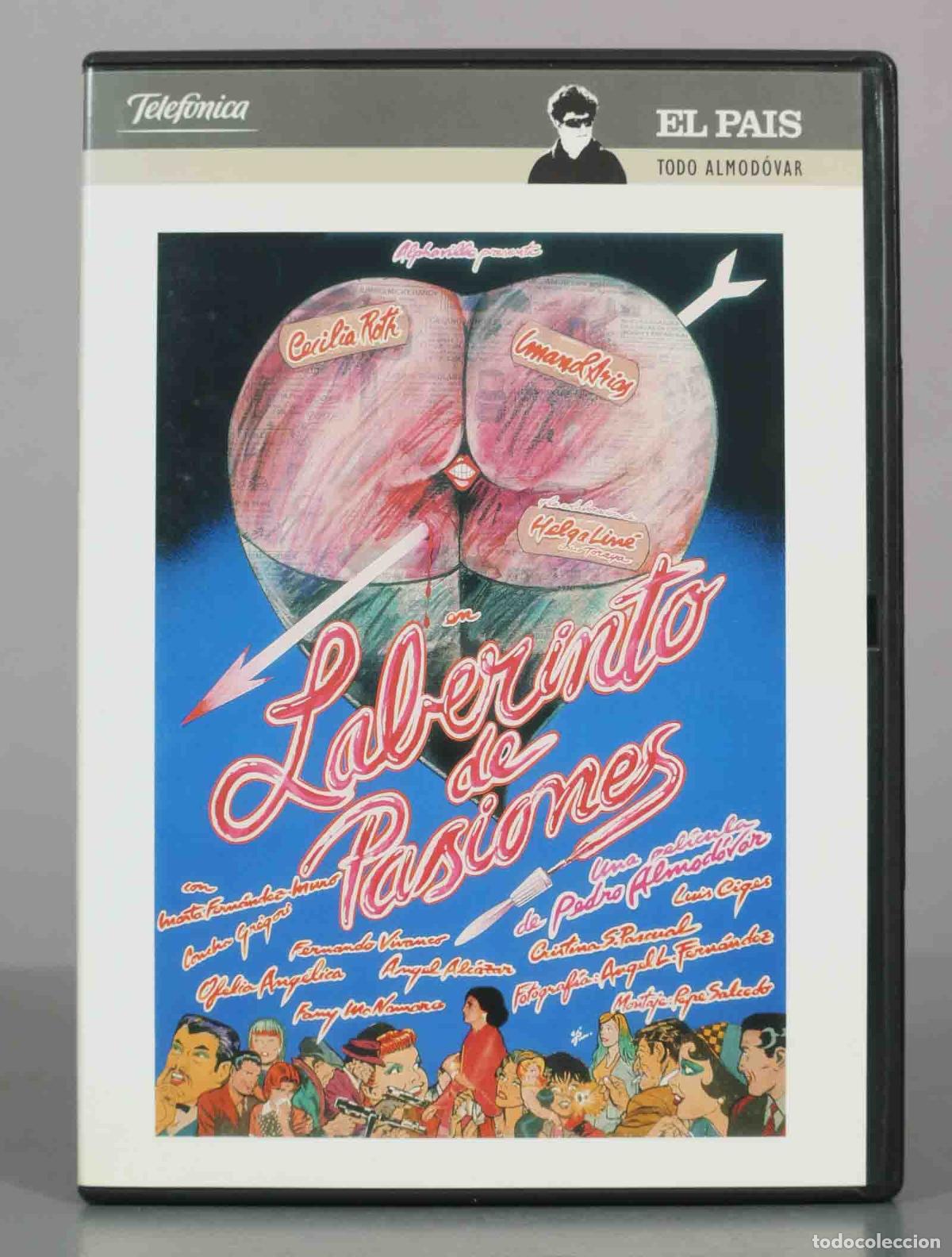 Cine: DVD. Laberinto de pasiones - Pedro Almod&oacute;var, Cecilia Roth, Imanol Arias