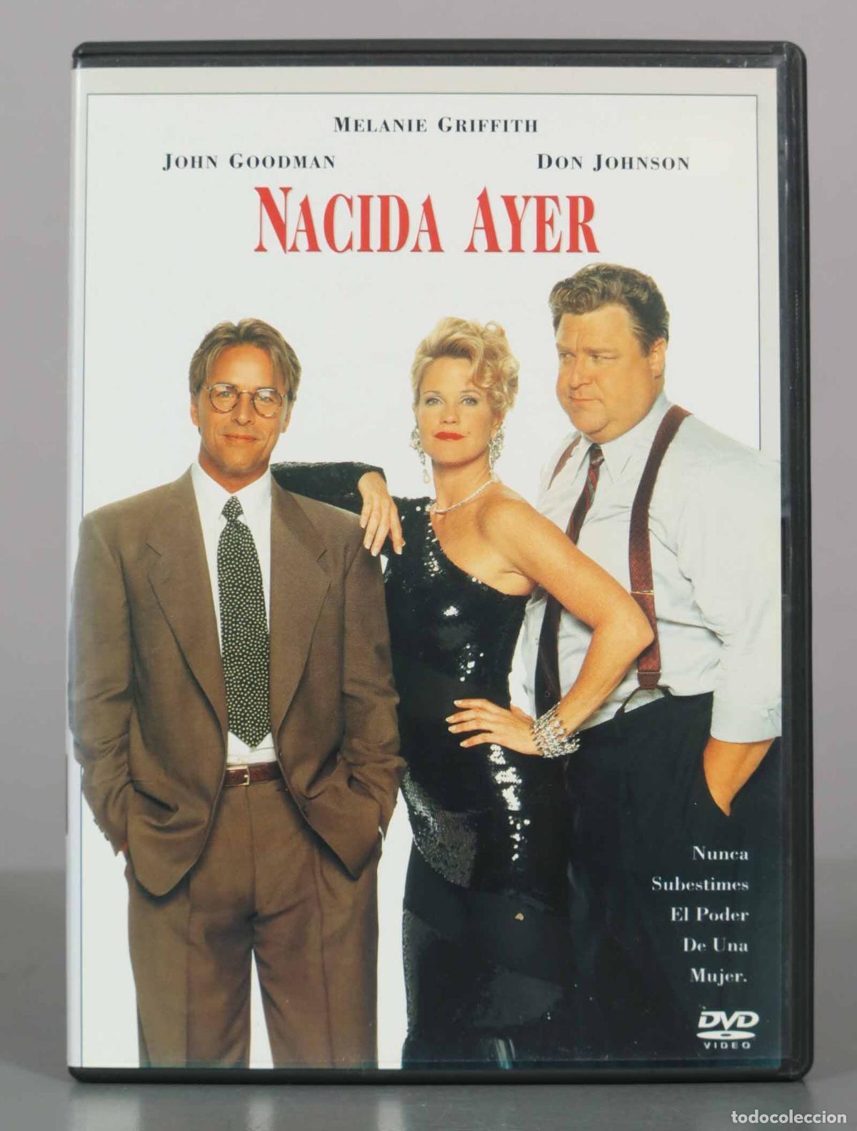 Cine: DVD. Nacida Ayer - Luis Mandoki, Melanie Griffith, Don Johnson, John Goodman