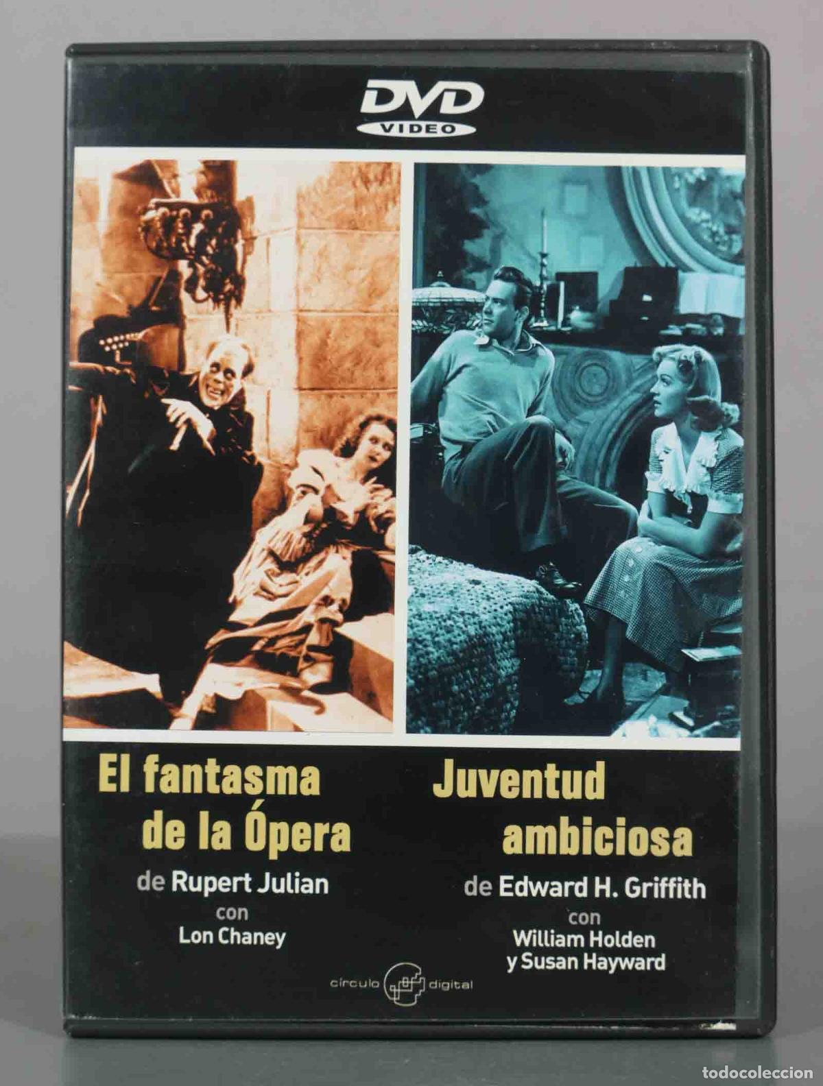 Cine: DVD. El Fantasma de la &Oacute;pera / Juventud Ambiciosa - Rupert Julian, Edward H. Griffith, Lon Chaney,