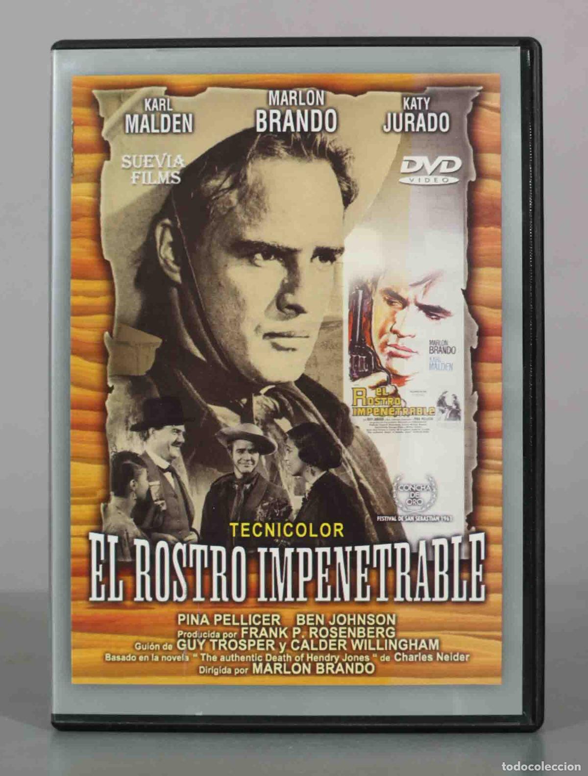 Cine: DVD. El rostro impenetrable - Marlon Brando, Karl Malden, Pina Pellicer