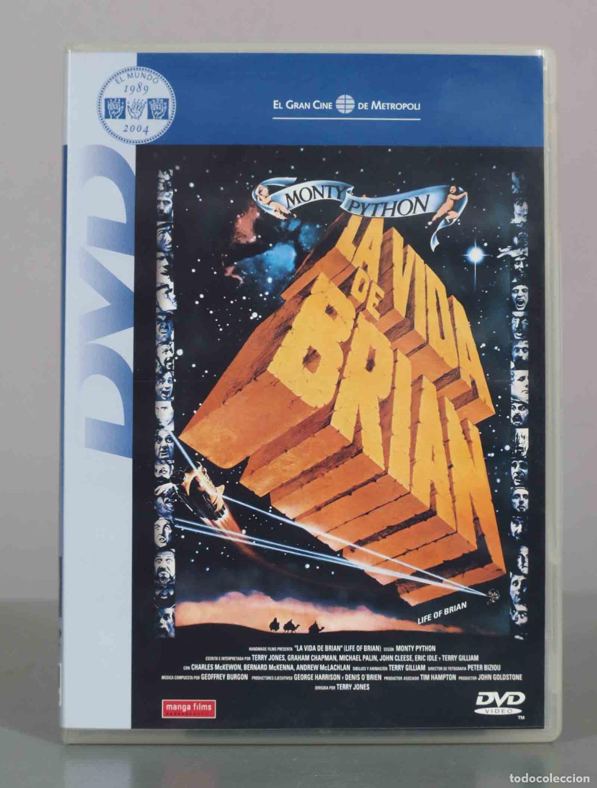 Cine: DVD. La vida de Brian - Monty Python, Terry Jones, Graham Chapman, John Cleese, Eric Idle, Terry Gi