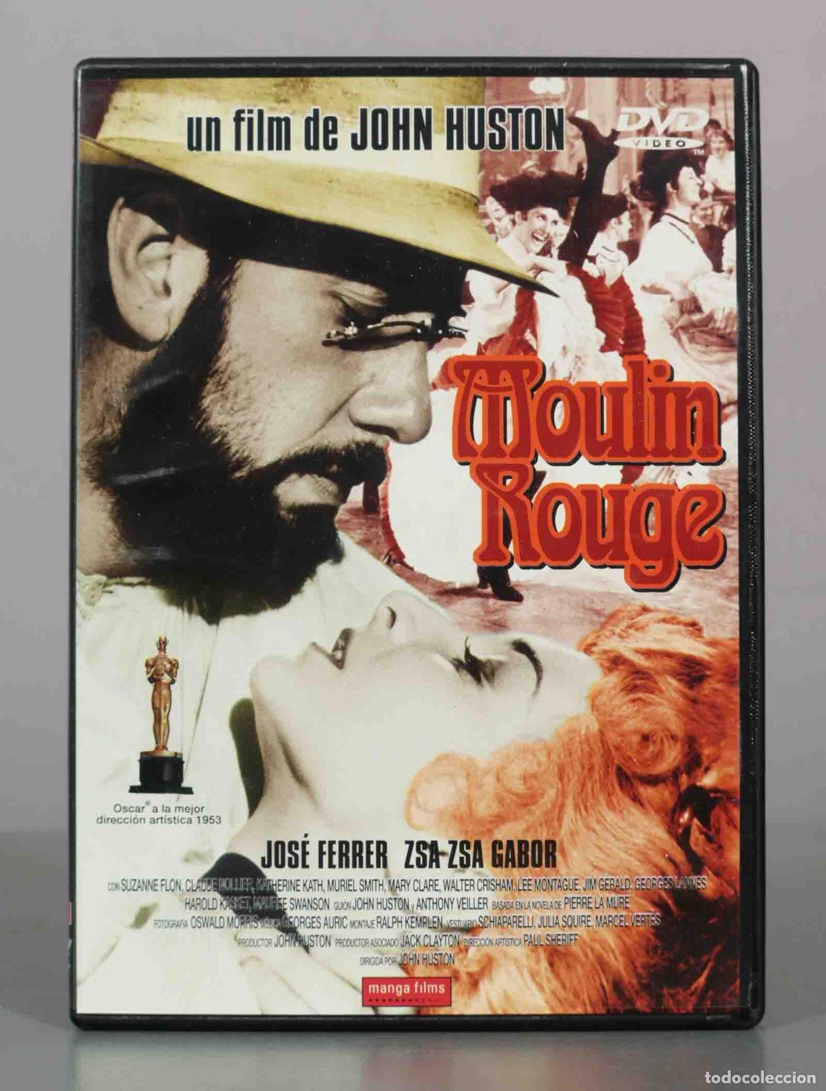 Cin&eacute;ma: DVD. Moulin Rouge - John Huston, Jos&eacute; Ferrer, Zsa Zsa Gabor