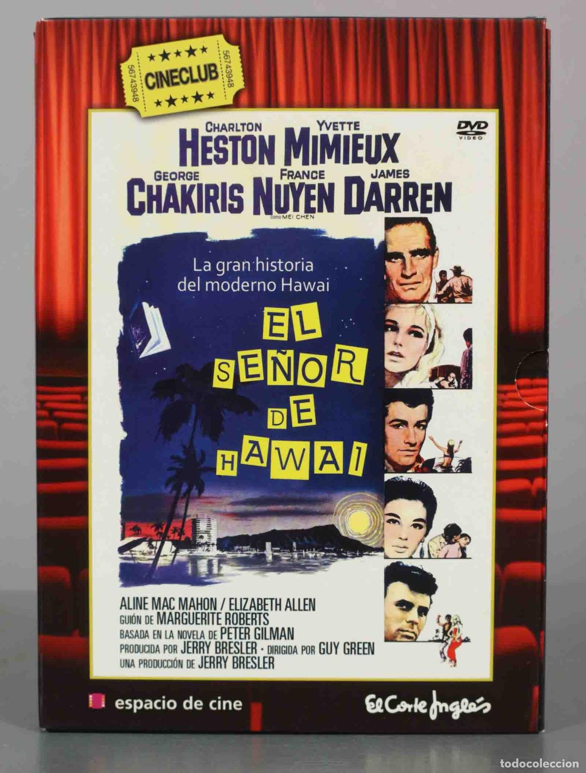Cinema: DVD. El se&ntilde;or de Haw&aacute;i - Guy Green, Charlton Heston, Yvette Mimieux, George Chakiris, France Nuyen,