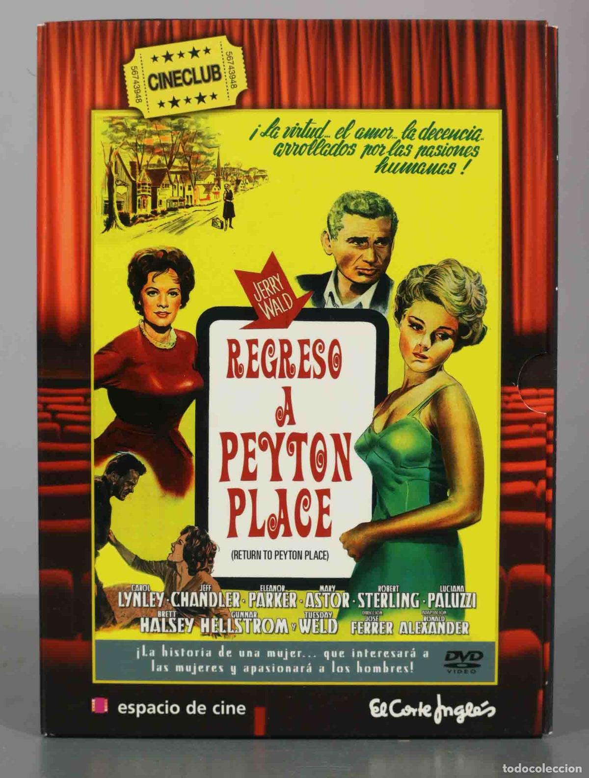 Cinema: DVD. Regreso a Peyton Place - Edicion Coleccionista - Carol Lynley, Jeff Chandler, Eleanor Parker,