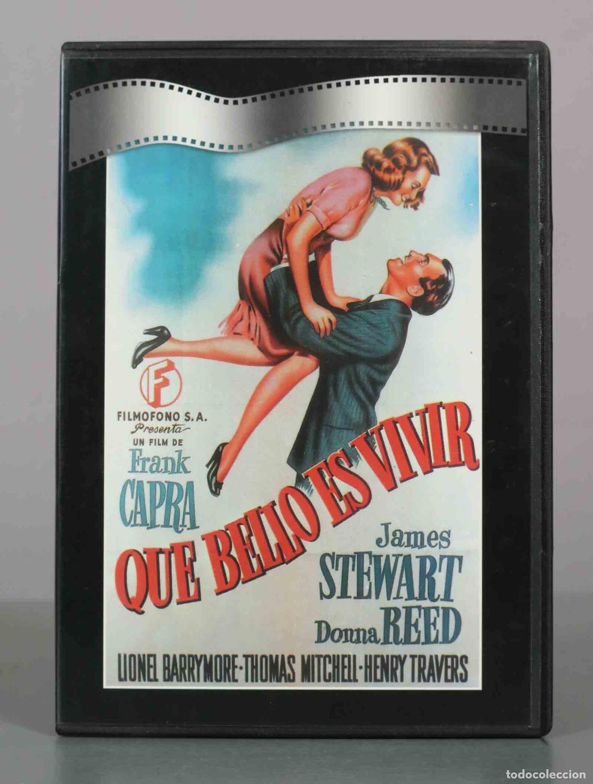 Cine: DVD. Qu&eacute; bello es vivir - Frank Capra, James Stewart, Donna Reed