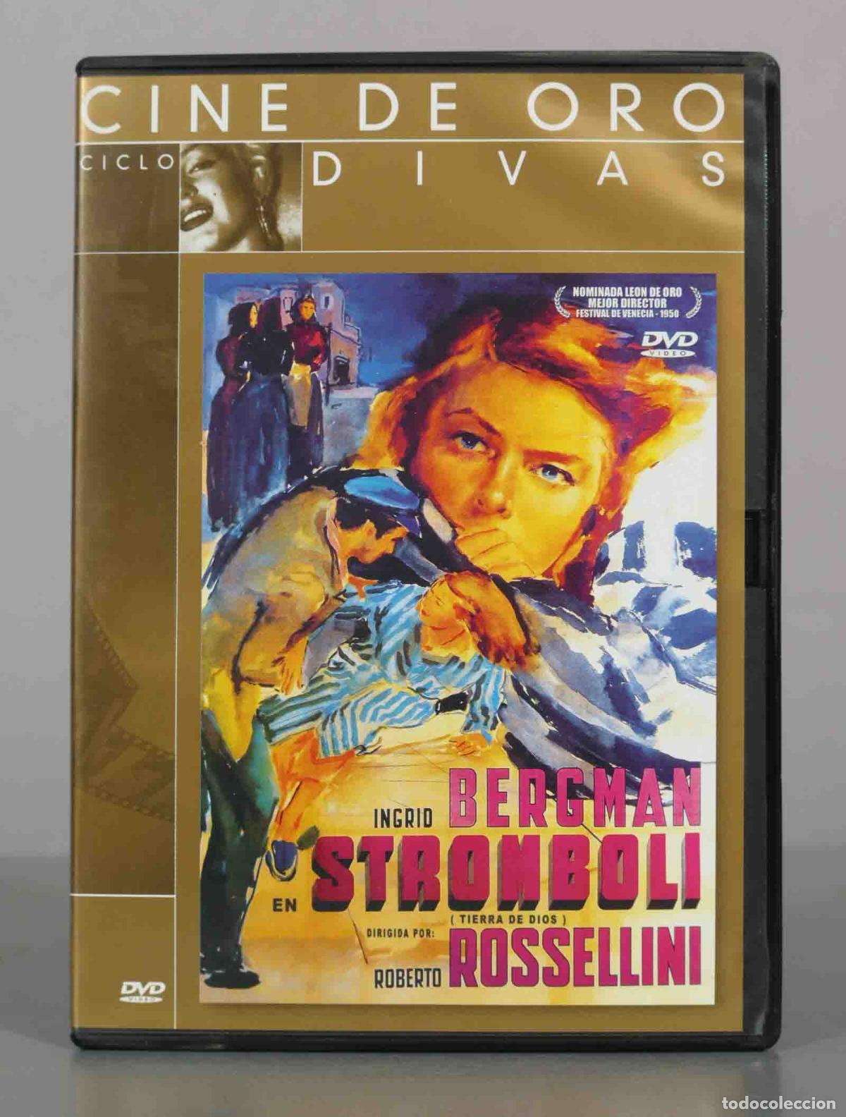 Cine: DVD. Stromboli, tierra de Dios - Roberto Rossellini, Ingrid Bergman, Mario Vitale, Renzo Cesana, Ma