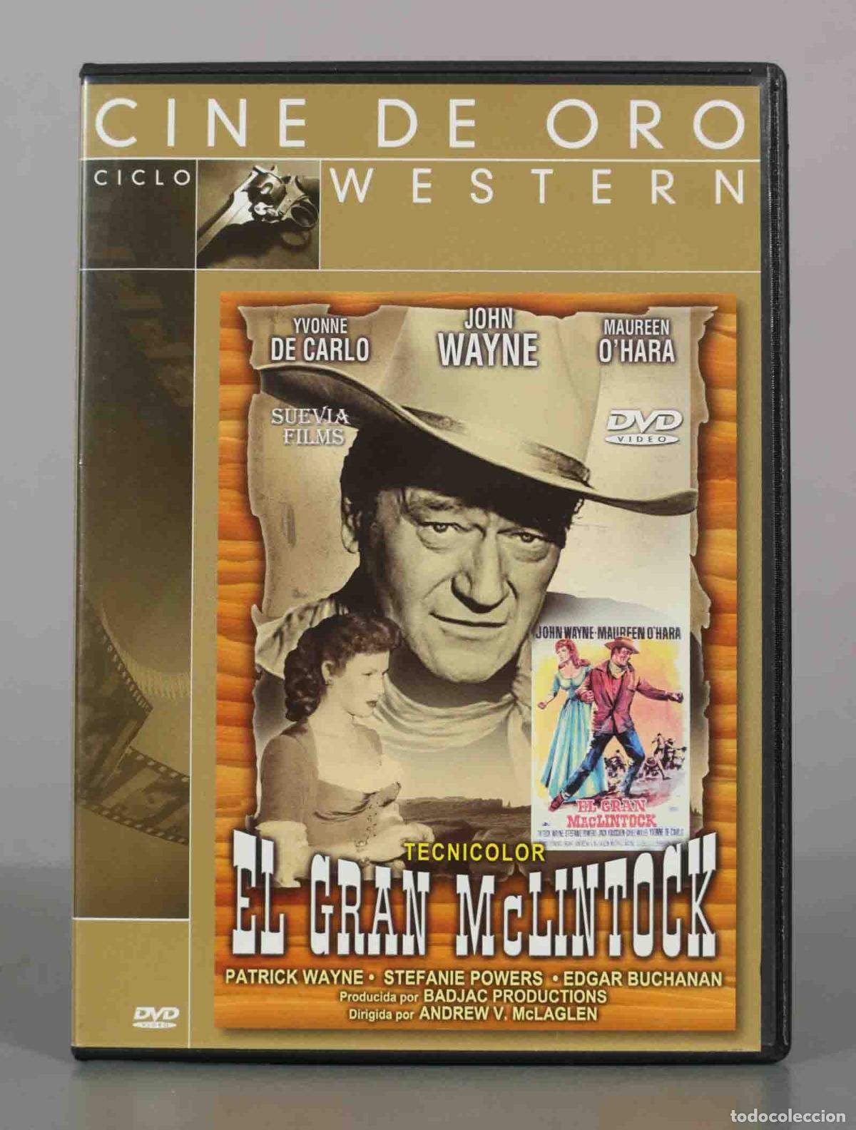 Cine: DVD. El Gran McLintock - John Wayne, Maureen O&acute;Hara, Yvonne De Carlo