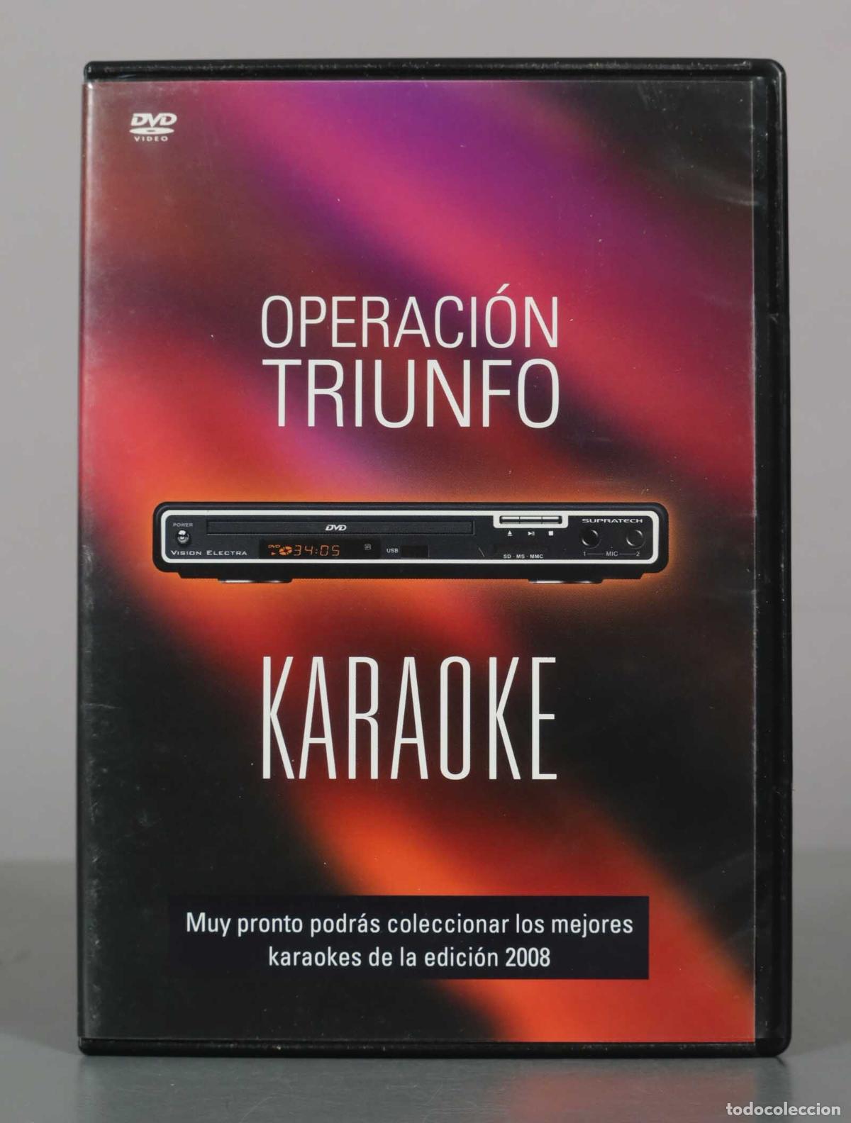 Cine: DVD. Operaci&oacute;n Triunfo Karaoke