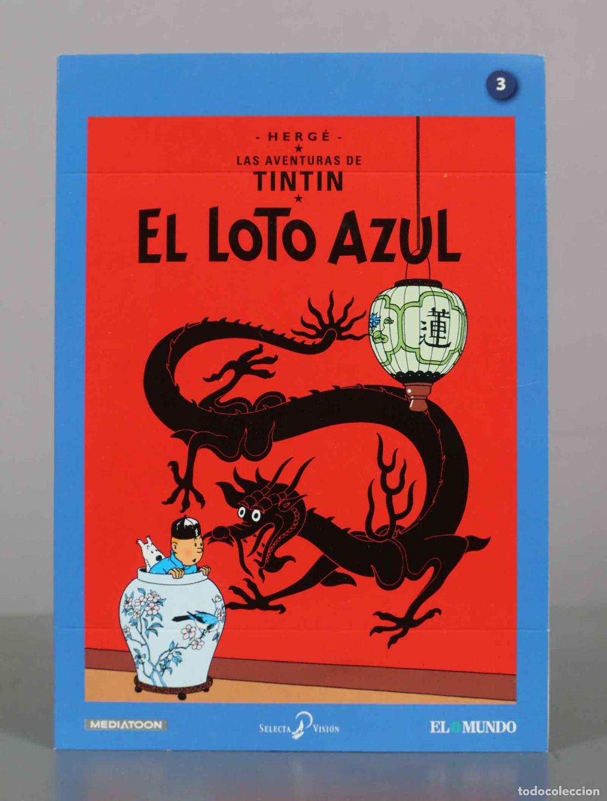 Cine: DVD. Las aventuras de Tint&iacute;n - El Loto Azul - Herg&eacute; - Selecta Visi&oacute;n