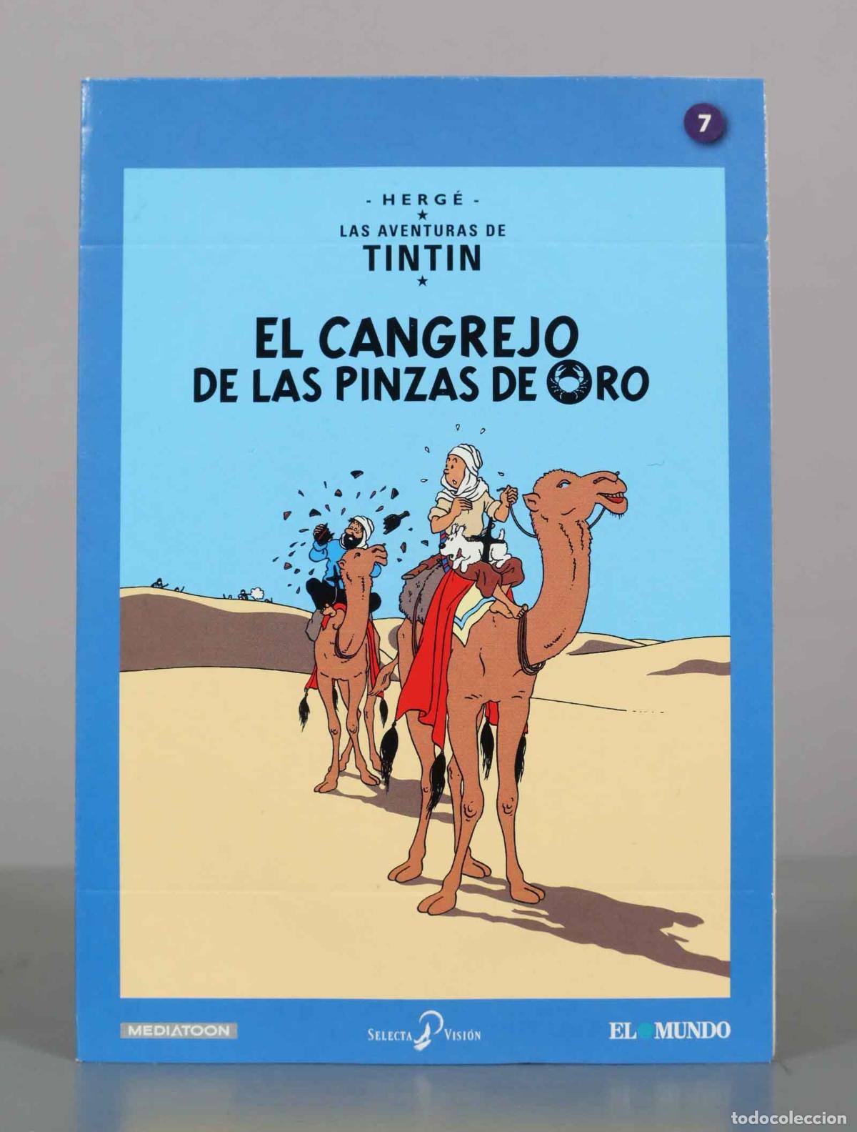 Cine: DVD. Las aventuras de Tint&iacute;n - El cangrejo de las pinzas de oro - Herg&eacute;