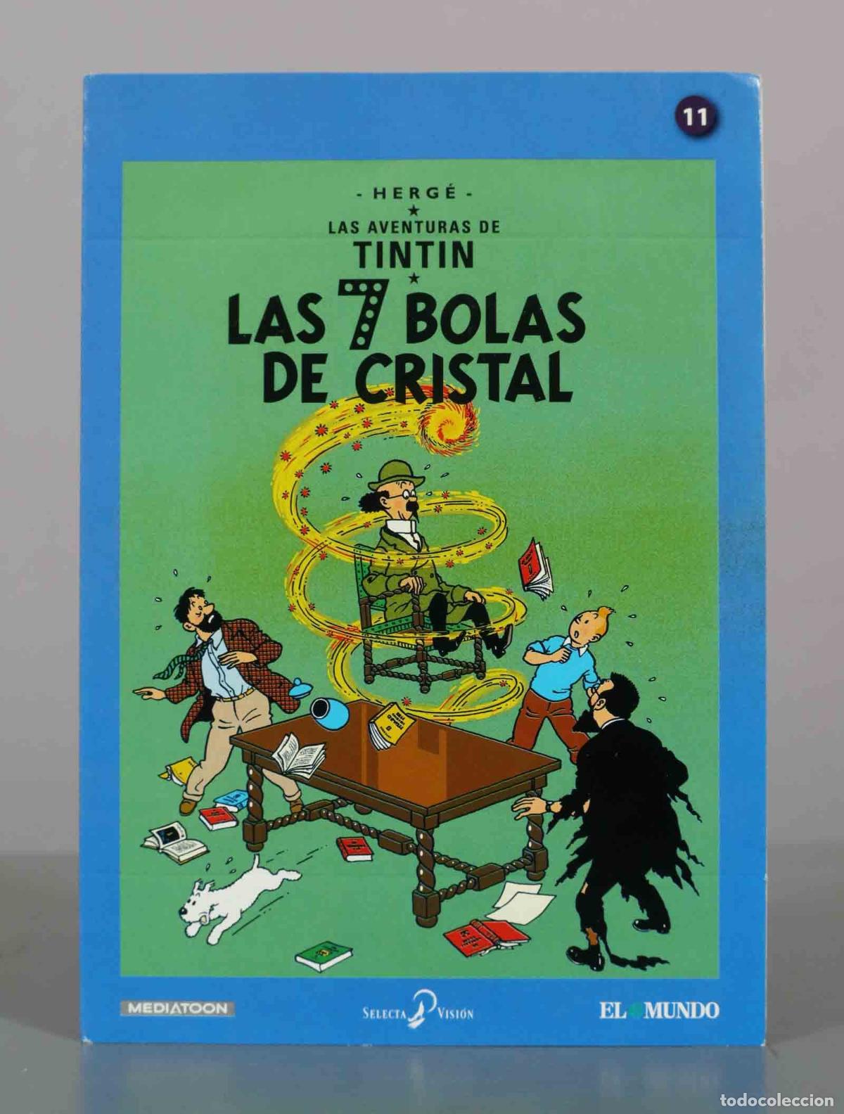 Cine: DVD. Las Aventuras de Tint&iacute;n - Las 7 bolas de cristal - Herg&eacute;
