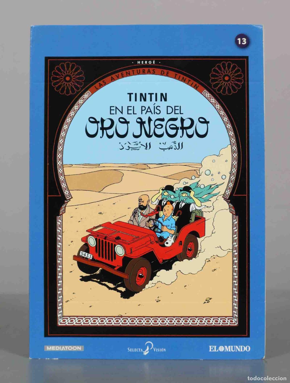 Cine: DVD. Las aventuras de Tint&iacute;n: Tint&iacute;n en el pa&iacute;s del oro negro - Herg&eacute; - Editorial El Mundo