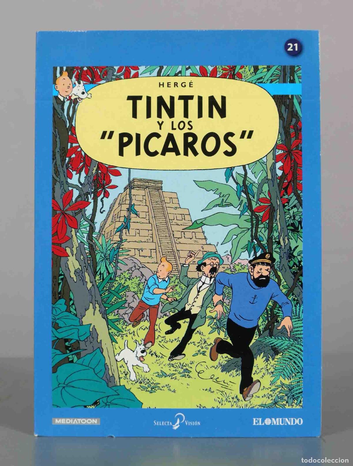 Cine: DVD. Tintin y los P&iacute;caros - Herg&eacute; - Colecci&oacute;n El Mundo