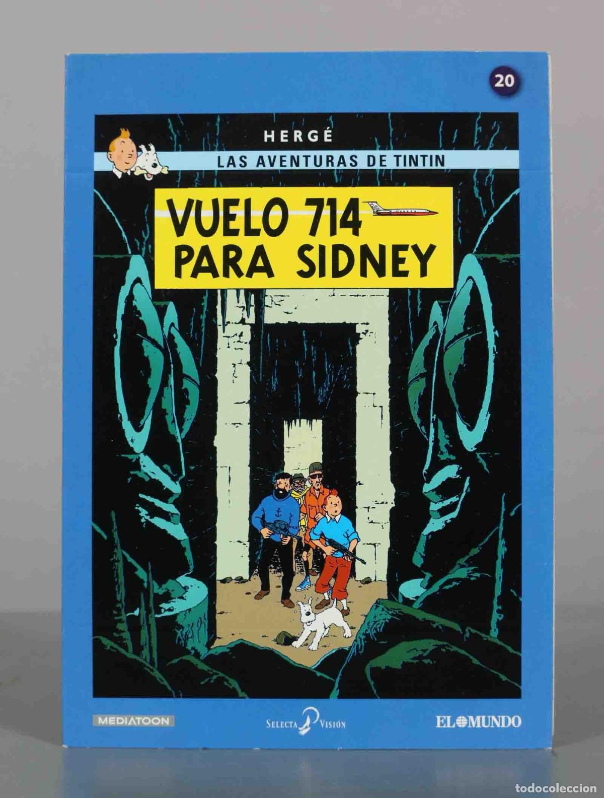 Cine: DVD. Las aventuras de Tint&iacute;n: Vuelo 714 para S&iacute;dney - Herg&eacute; - Ediciones Juventud
