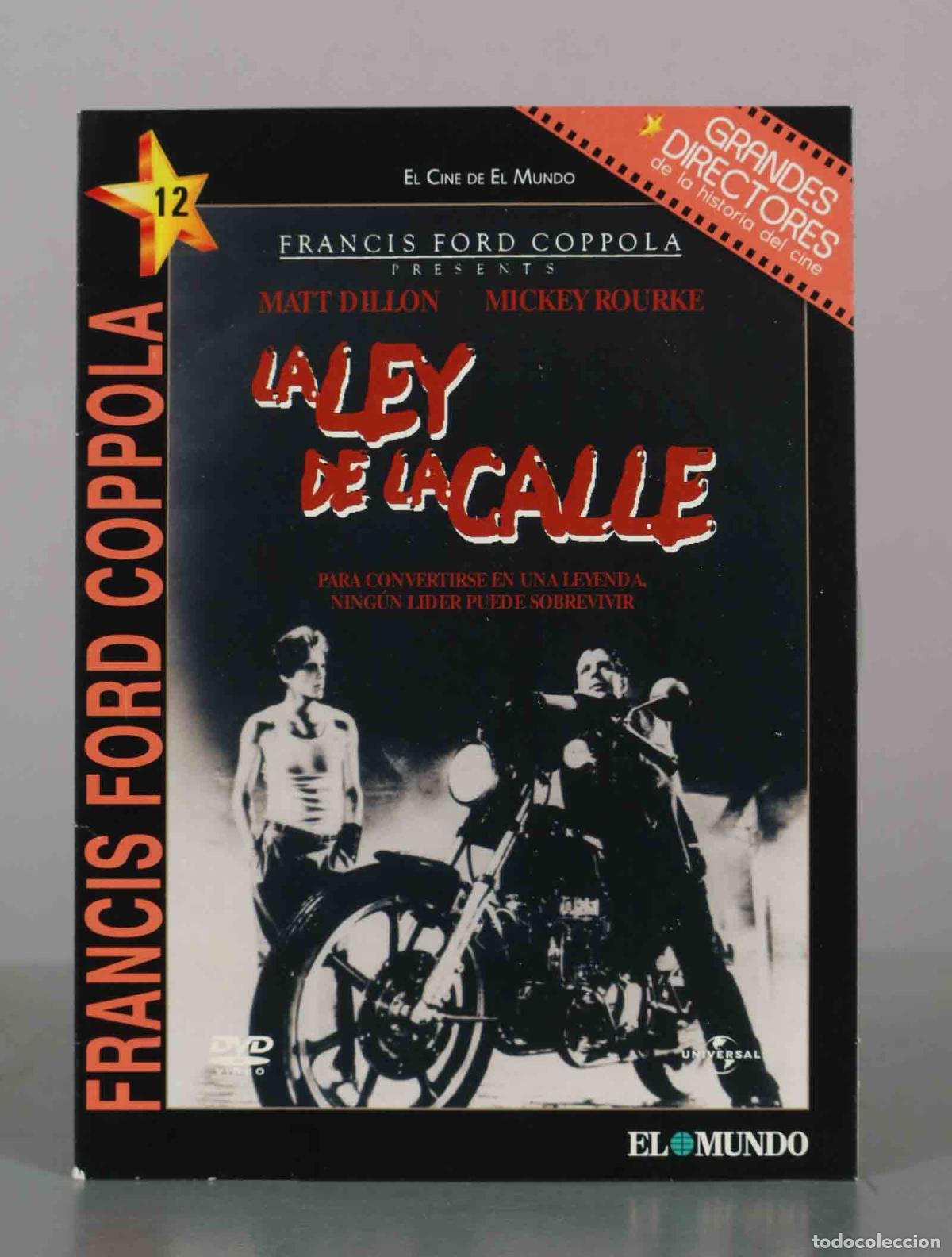 Cine: DVD. La ley de la calle - Francis Ford Coppola, Matt Dillon, Mickey Rourke