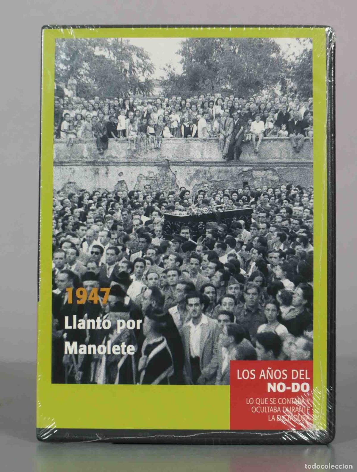 Cine: DVD. Los A&ntilde;os del NO-DO - Llanto por Manolete - Planeta DeAgostini PRECINTADO