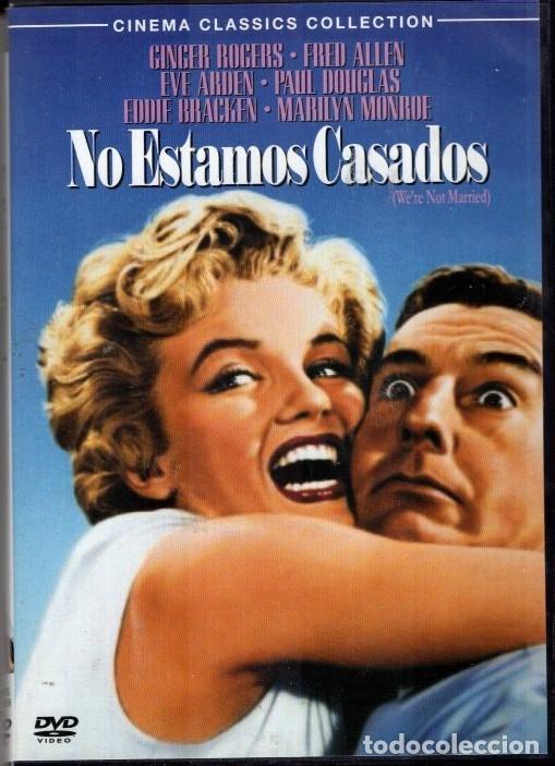 Cine: NO ESTAMOS CASADOS DVD- (CON MARILYN MONROE) UNA SIMPATICA COMEDIA LLENA DE ENREDOS ...SOBRE PAREJAS