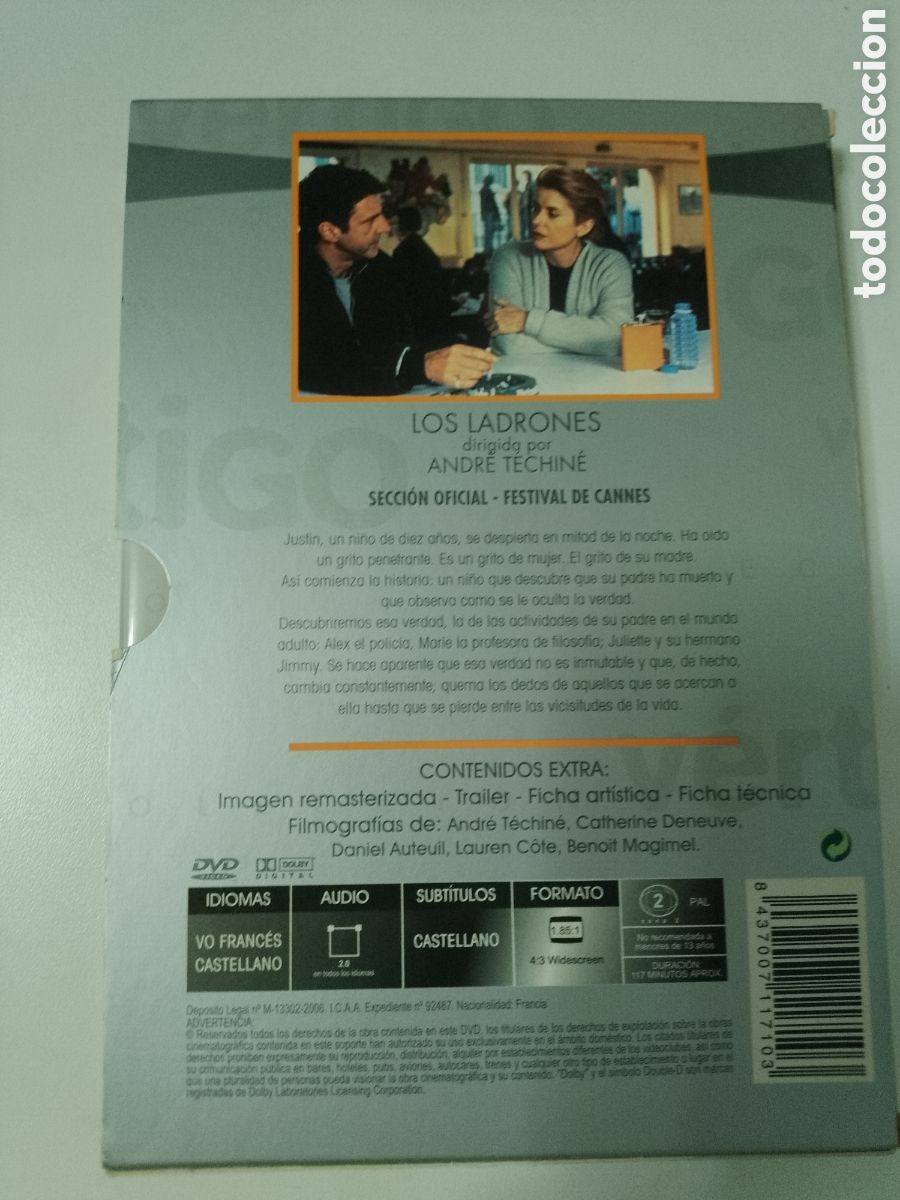 Cine: LOS LADRONES - DE ANDRE TECHINE - DVD - Foto 3
