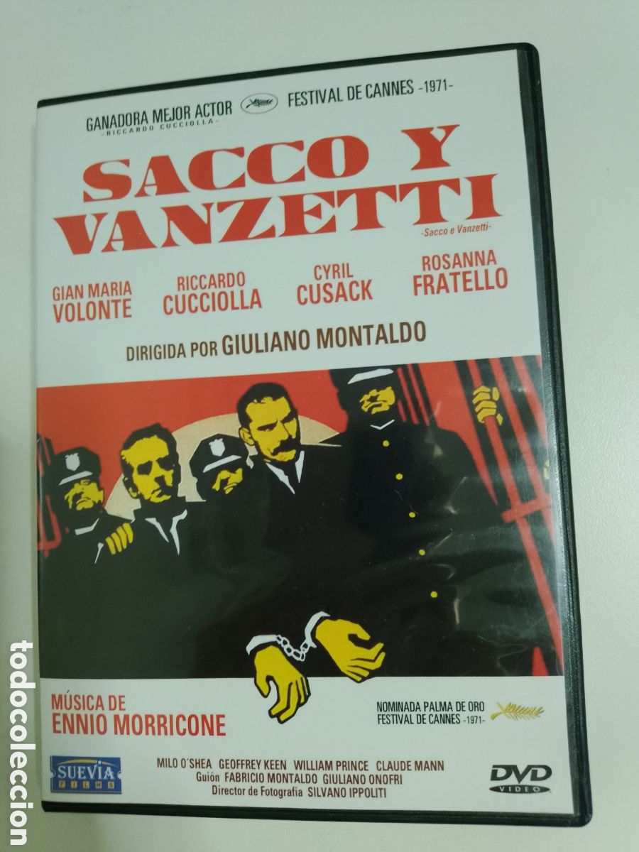 Cine: SACCO Y VANZETTI - DE GIULIANO MONTALDO - DVD