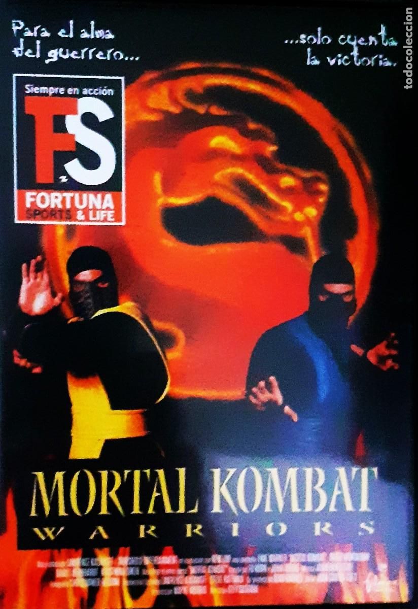 Cine: MORTAL KOMBAT, WARRIORS. CINE EN DVD DE COLECCION.