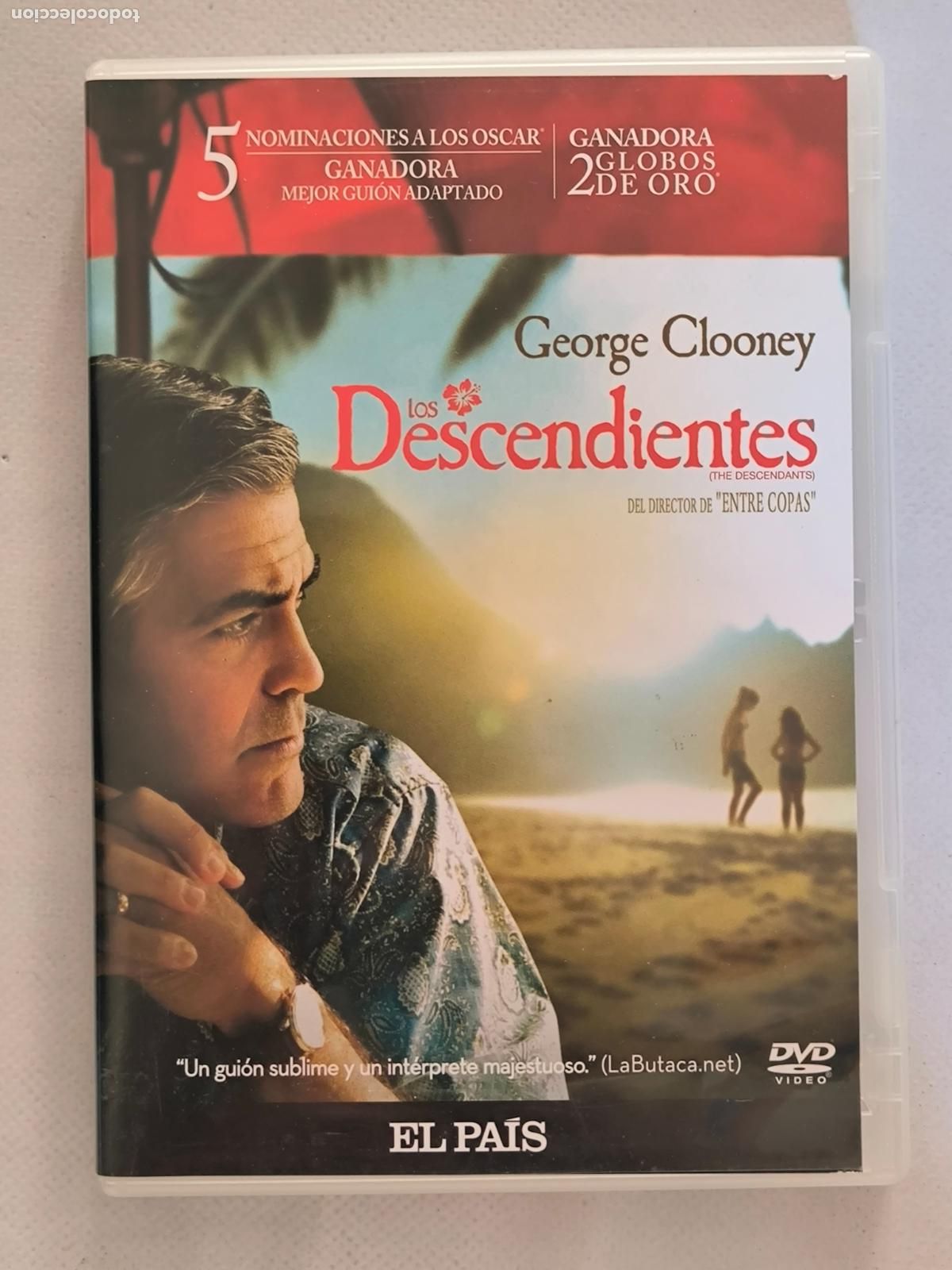 Cine: DVD LOS DESCENDIENTES - GEORGE CLOONEY (S5)