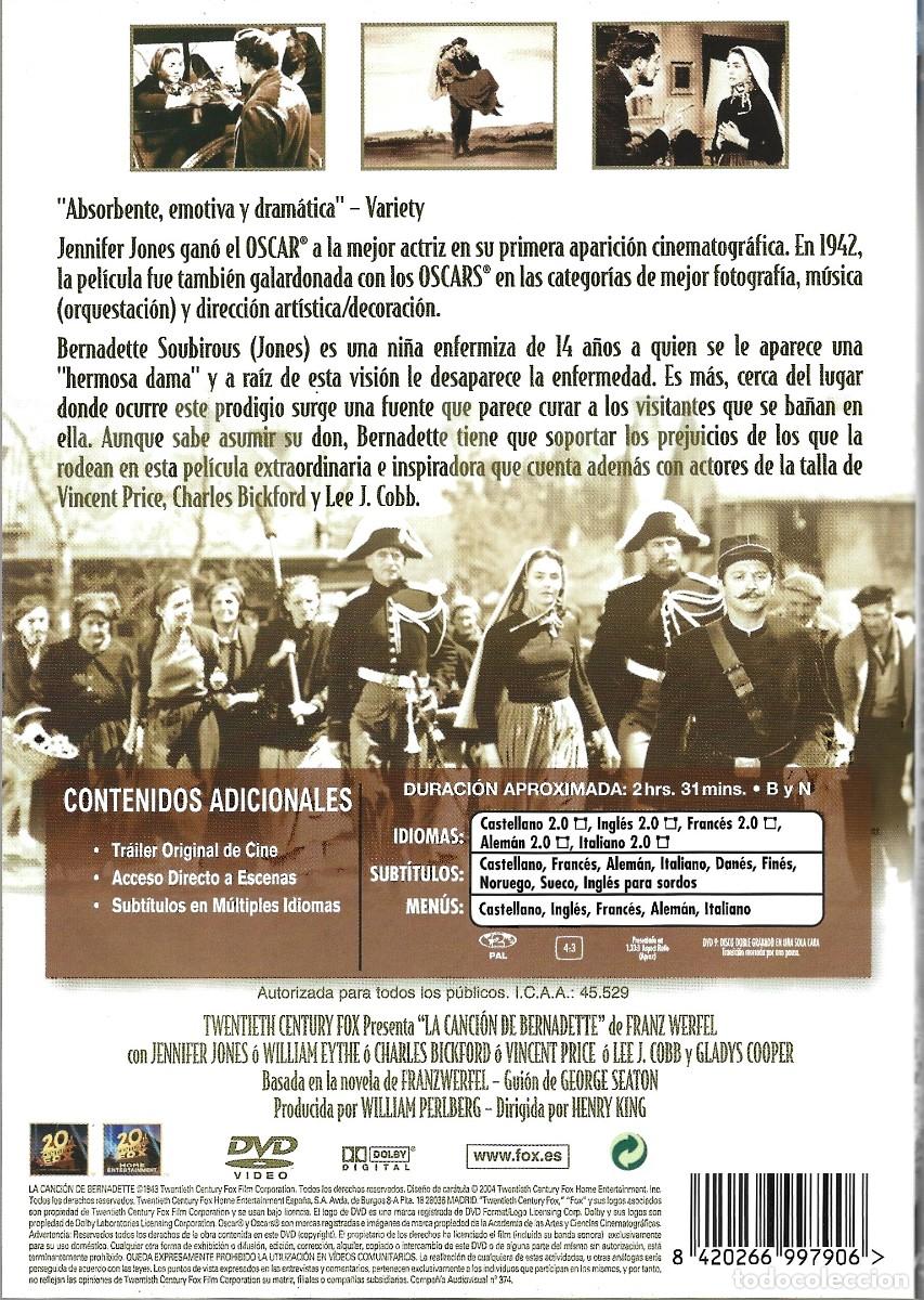 Cine: LA CANCI&Oacute;N DE BERNADETTE - Foto 2