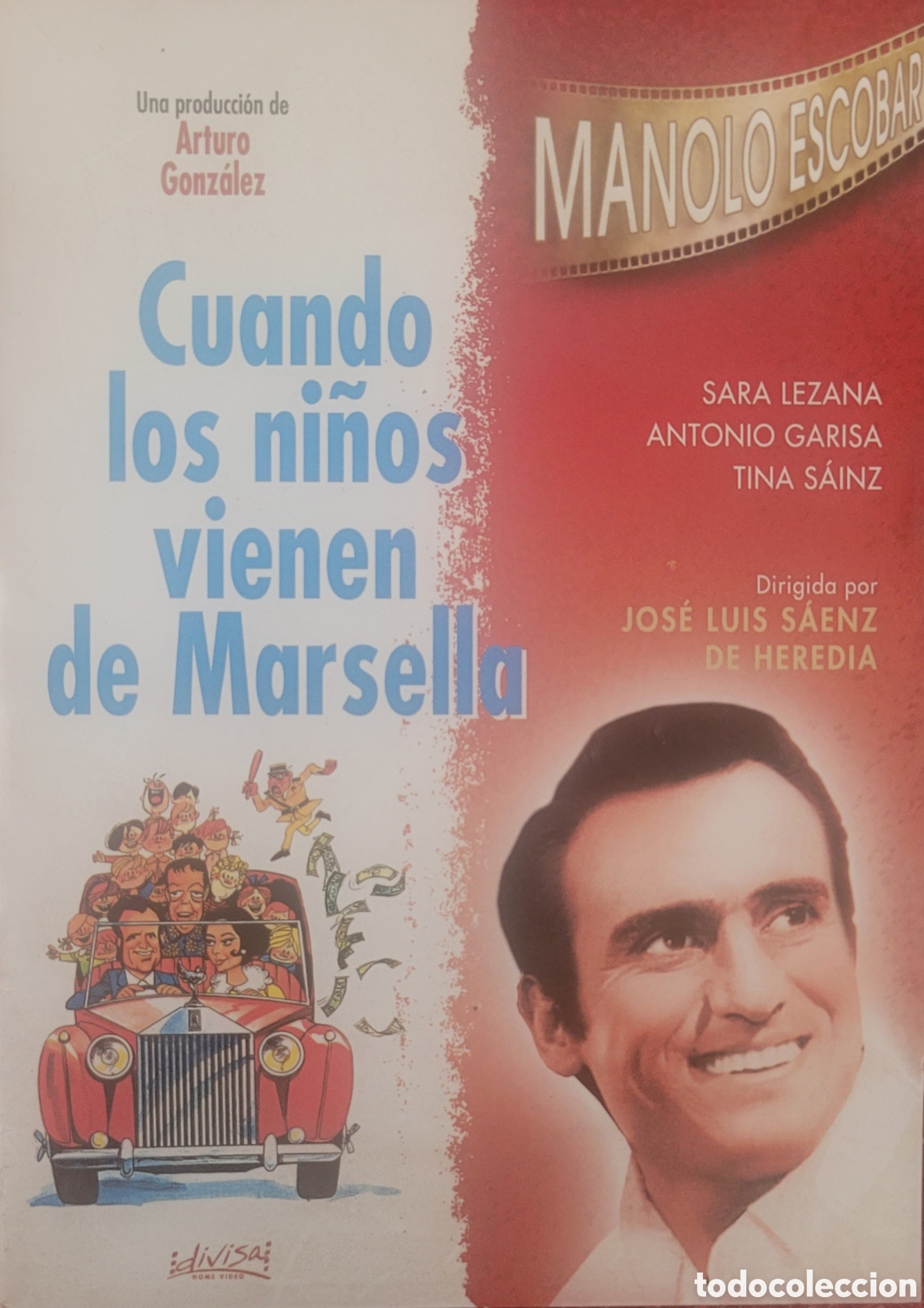 Cine: CUANDO LOS NI&Ntilde;OS VIENEN DE MARSELLA ( MANOLO ESCOBAR )