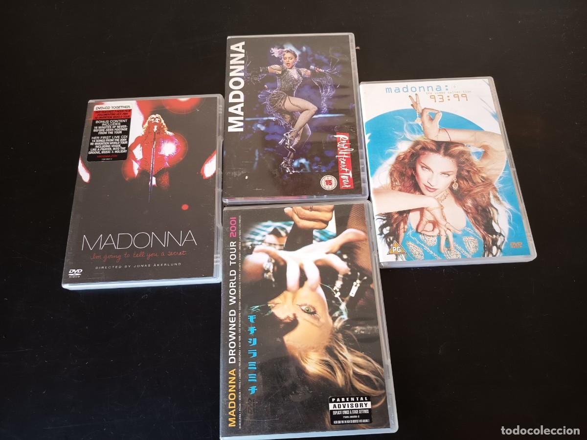 Cine: Lote de 4 DVDs Madonna
