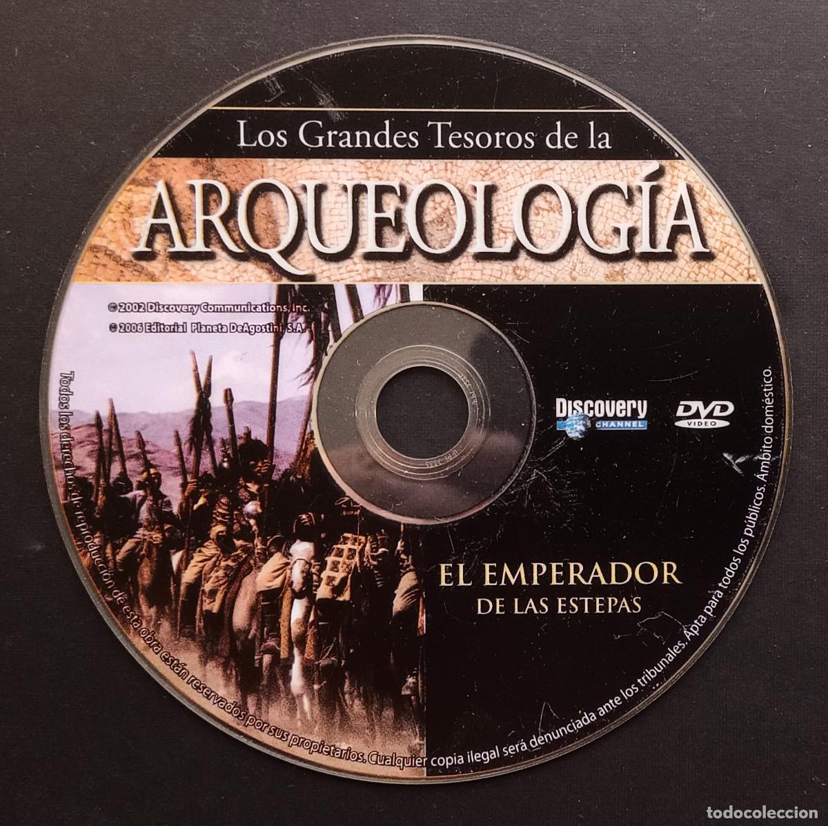 Cine: DVD - EL EMPERADOR DE LAS ESTEPAS - GRANDES TESOROS DE LA ARQUEOLOG&Iacute;A - 2006 - SIN FUNDA NI CAR&Aacute;TULA