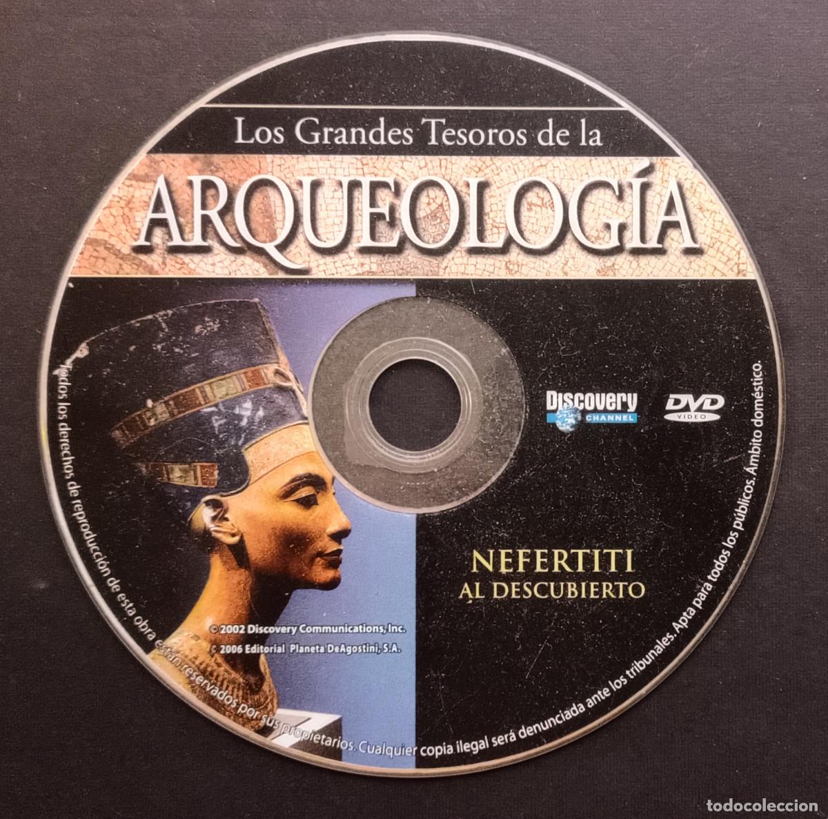Cine: DVD - NEFERTITI AL DESCUBIERTO - GRANDES TESOROS DE LA ARQUEOLOG&Iacute;A - 2006 - SIN FUNDA NI CAR&Aacute;TULA