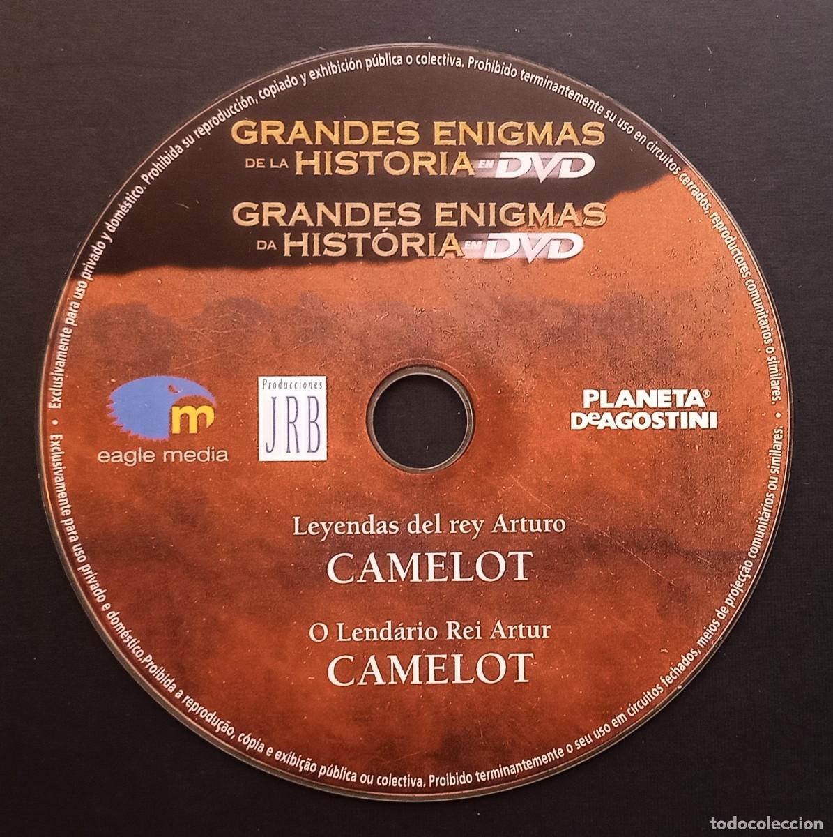 Cine: DVD - GRANDES ENIGMAS DE LA HISTORIA - LEYENDAS DEL REY ARTURO CAMELOT - SIN FUNDA NI CAR&Aacute;TULA