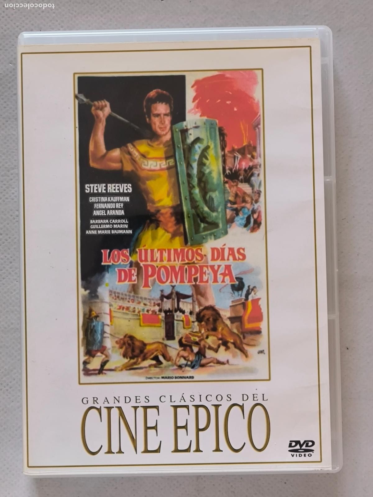 Cine: DVD LOS ULTIMOS DIAS DE POMPEYA - STEVE REEVES (U5)