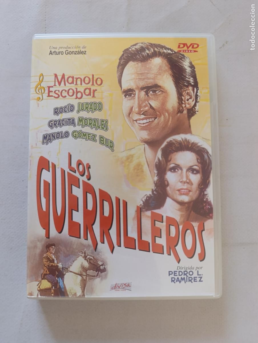 Cine: DVD LOS GUERRILLEROS - MANOLO ESCOBAR, ROCIO JURADO, GRACITA MORALES (P5)