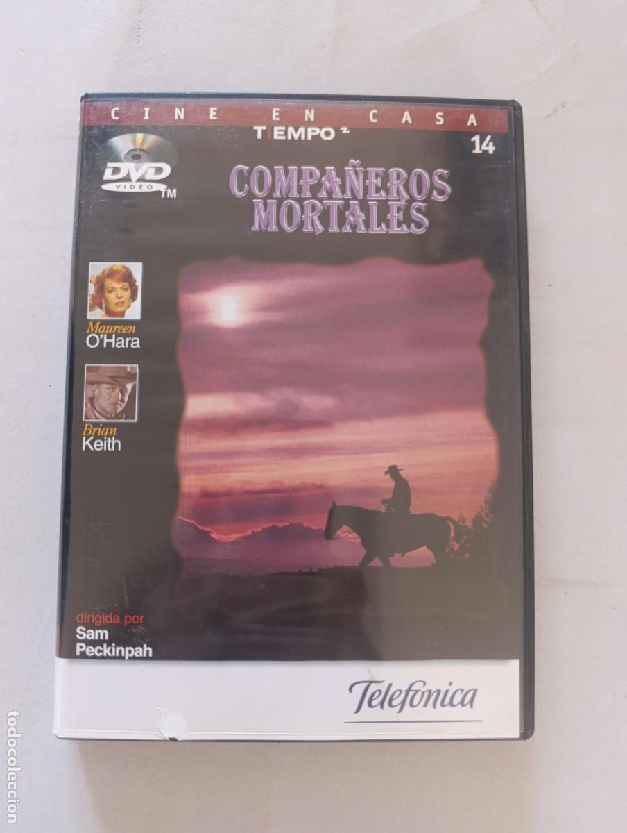 Cine: DVD COMPA&Ntilde;EROS MORTALES - MAUREEN O'HARA (O5)