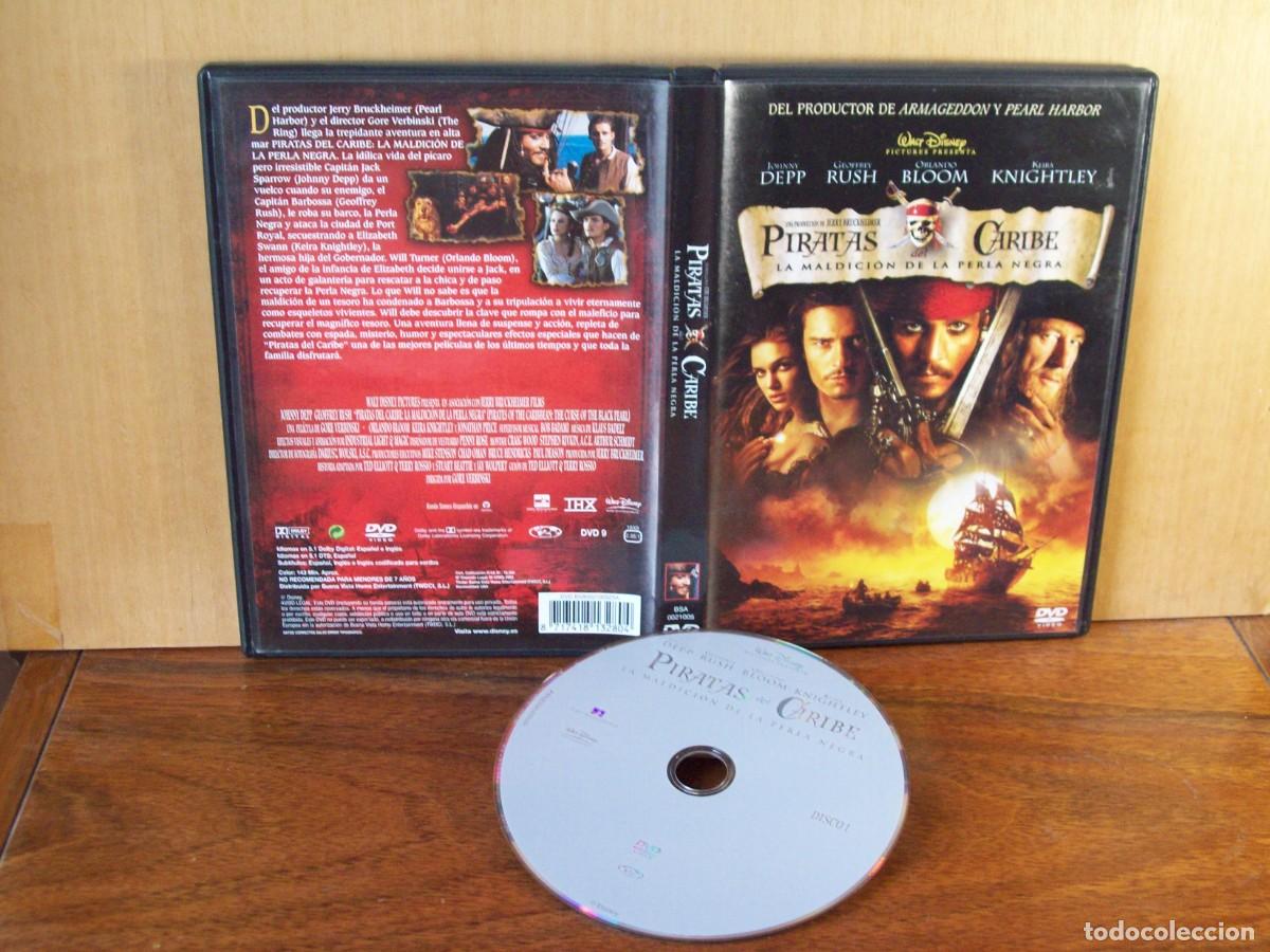 Cine: PIRATAS DEL CARIBE - LA MALDICION DE LA PERLA NEGRA - JOHNNY DEEP - ORLANDO BLOOM - DVD