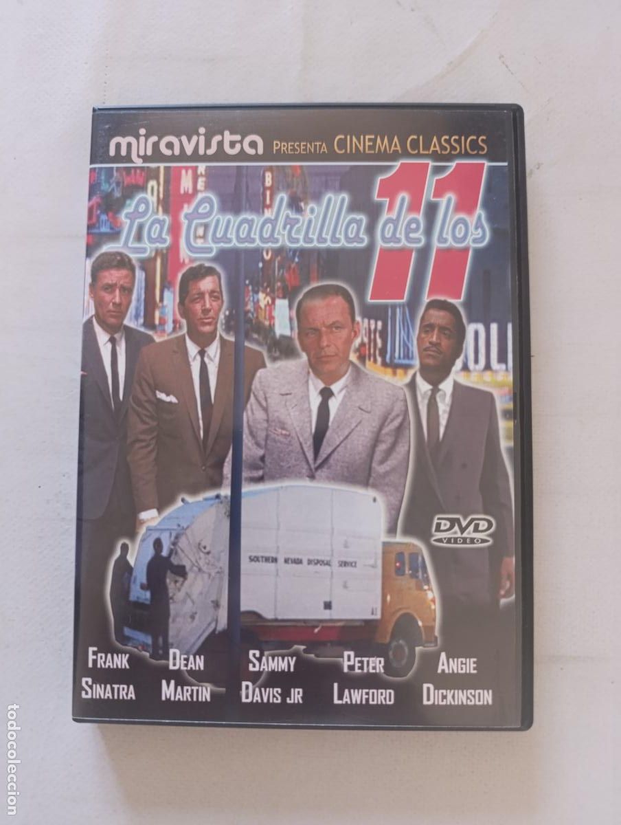 Cine: DVD LA CUADRILLA DE LOS 11 - FRANK SINATRA, DEAN MARTIN, SAMMY DAVIS JR (Z5)